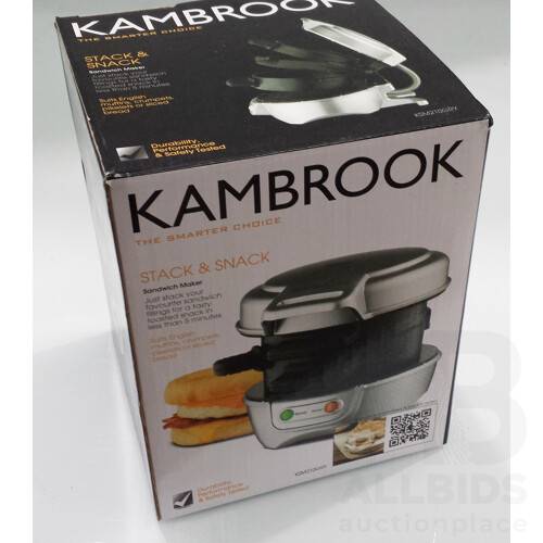 Kambrook Stack & Snack Sandwich Maker - Brand New