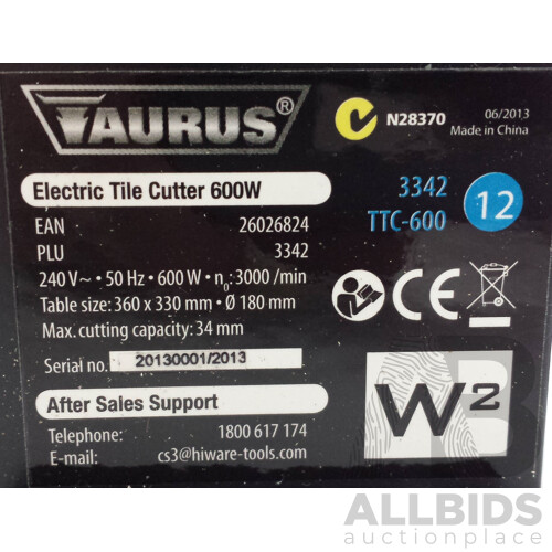 Taurus Electric Tile Cutter