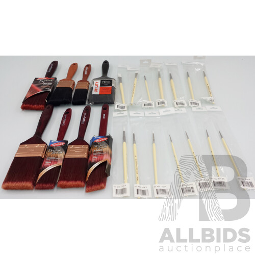 Selection of Paint Brushes - Brand New