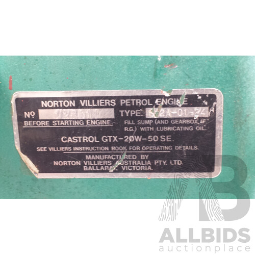 Norton Villiers C12 Stationary Petrol Engine