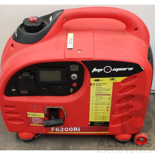 Fuji Micro F6200ri Four Stroke Petrol Powered Inverter Generator