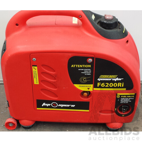 Fuji Micro F6200ri Four Stroke Petrol Powered Inverter Generator