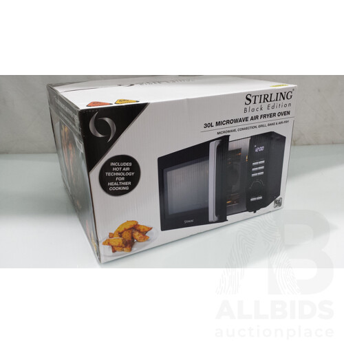 30L Microwave Oven with Air Fry Function - Stirling