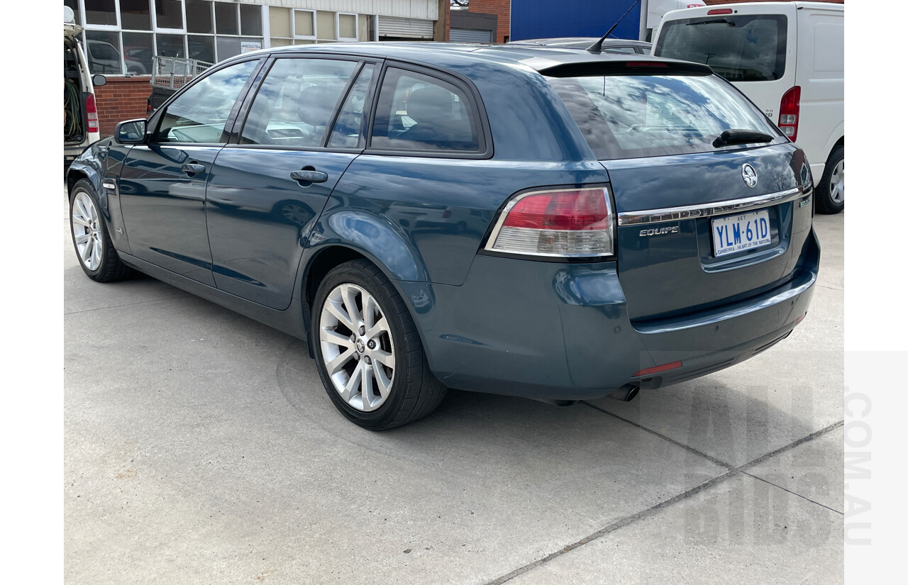 12/2011 Holden Commodore Equipe VE II MY12 4d Sportwagon Green 3.0L