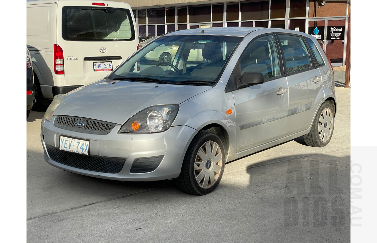 11/2006 Ford Fiesta LX WQ 5d Hatchback Silver 1.6L