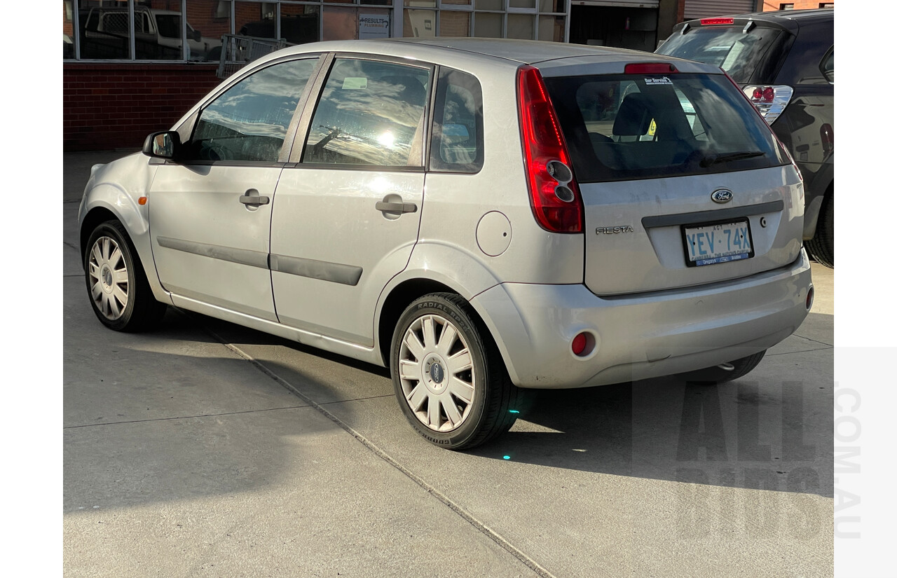 11/2006 Ford Fiesta LX WQ 5d Hatchback Silver 1.6L