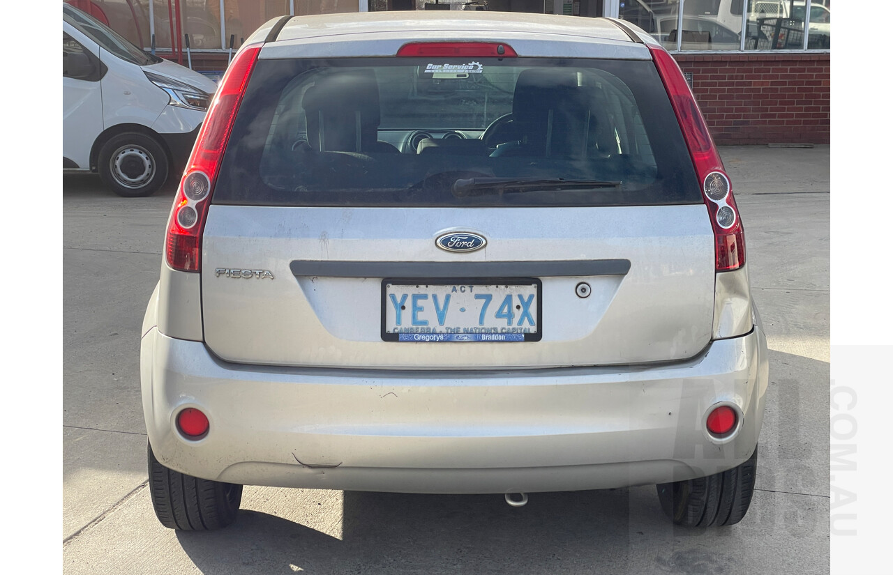 11/2006 Ford Fiesta LX WQ 5d Hatchback Silver 1.6L