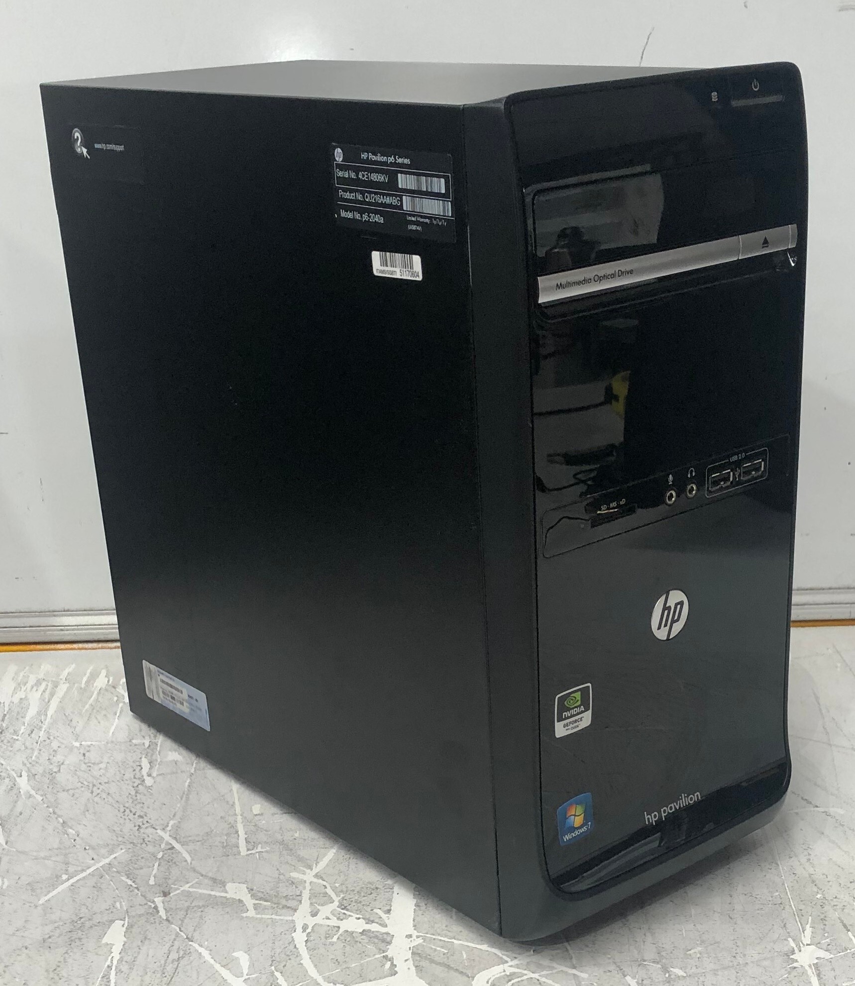 hp - HP Pavilion p6シリーズ　Win10+オフィス2016 ３画面対応 HP Pavilion p6-2487ea Desktop PC Product Specifications | HP