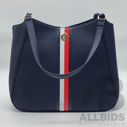 Tommy Hilfiger (69J3357-410) Megan Tote (Navy) - ORP $99.99