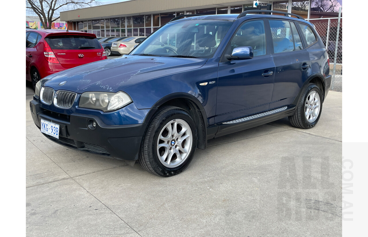 8/2005 Bmw X3 3.0i E83 4d Wagon Blue 3.0L