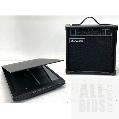 Canon CanoScan LiDE 300 Scanner & Econau B20 Bass Amp