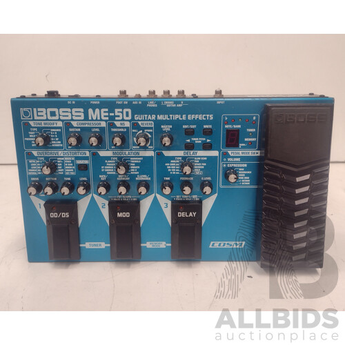 Boss (ME-50) Guitar Multiple Effects Pedal