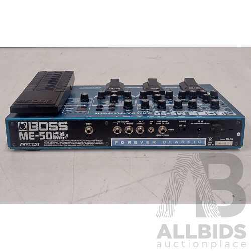 Boss (ME-50) Guitar Multiple Effects Pedal