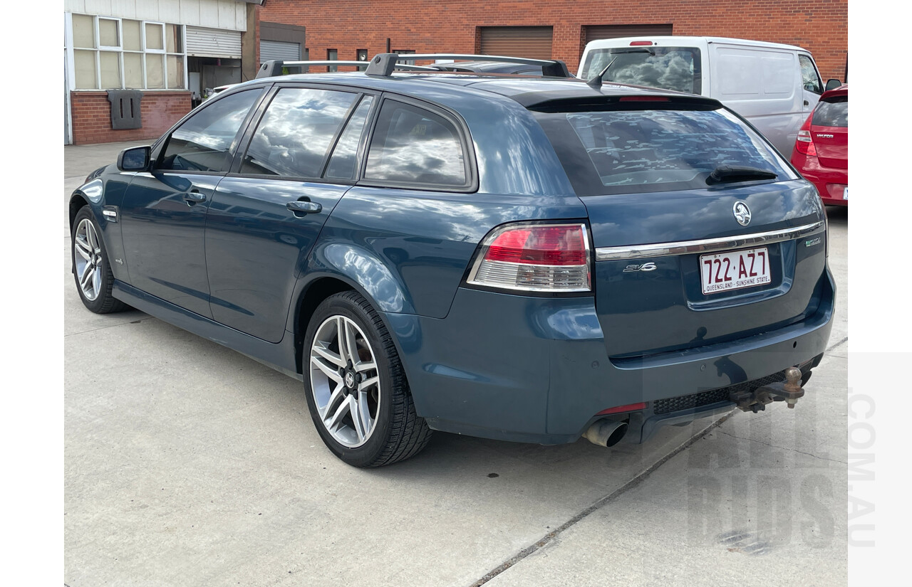 1/2010 Holden Commodore SV6 VE MY10 4d Sportwagon Blue 3.6L