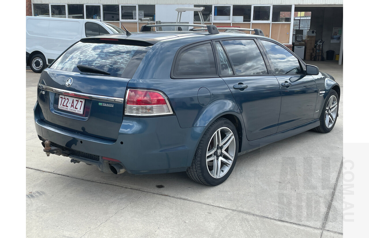 1/2010 Holden Commodore SV6 VE MY10 4d Sportwagon Blue 3.6L