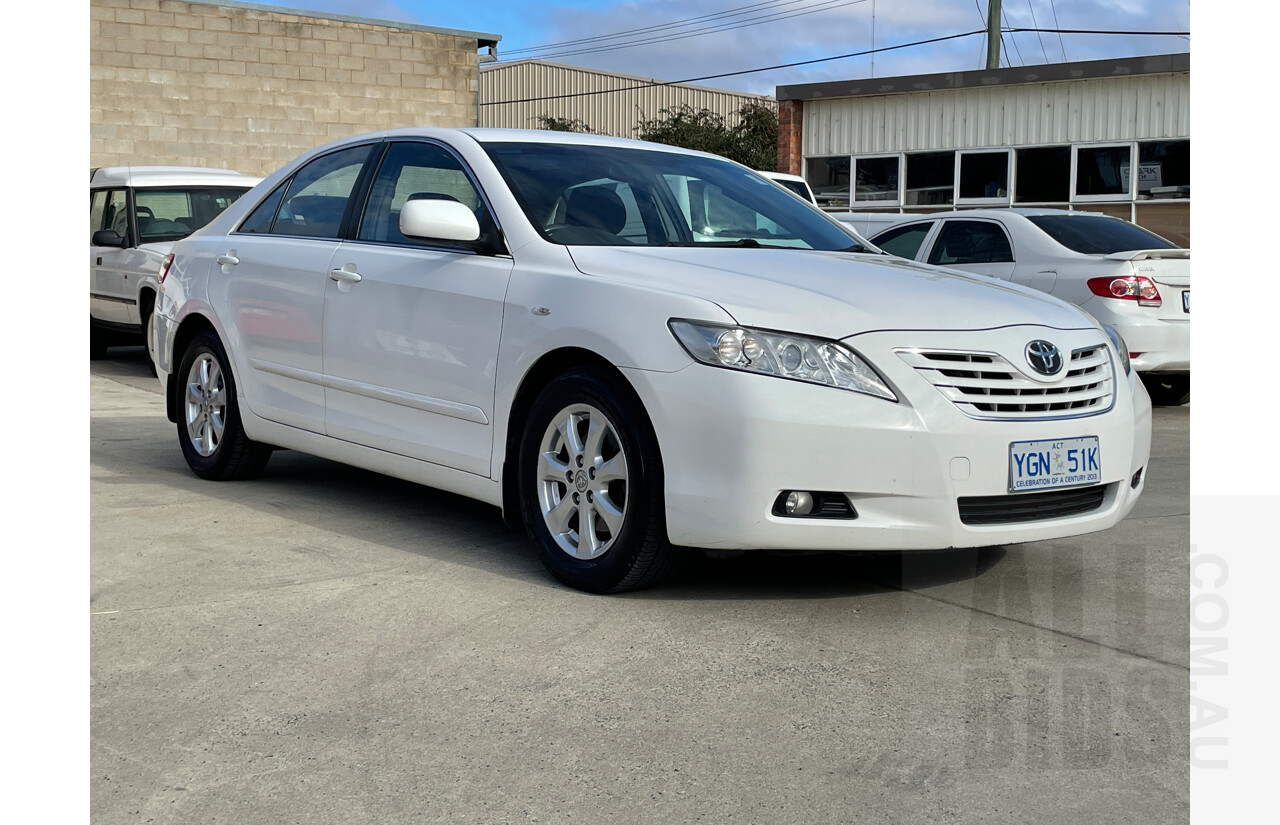 2/2007 Toyota Camry Ateva ACV40R 07 UPGRADE 4d Sedan White 2.4L