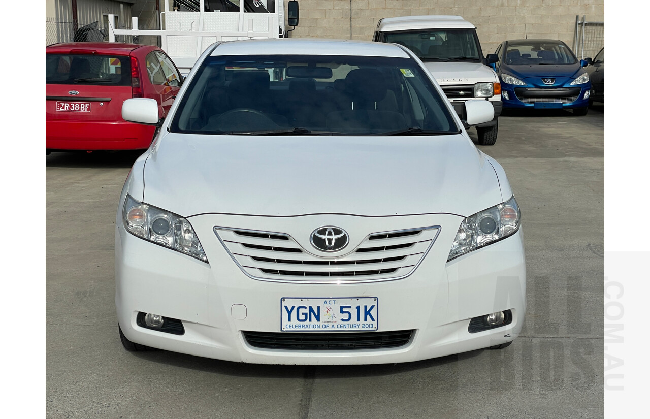 2/2007 Toyota Camry Ateva ACV40R 07 UPGRADE 4d Sedan White 2.4L