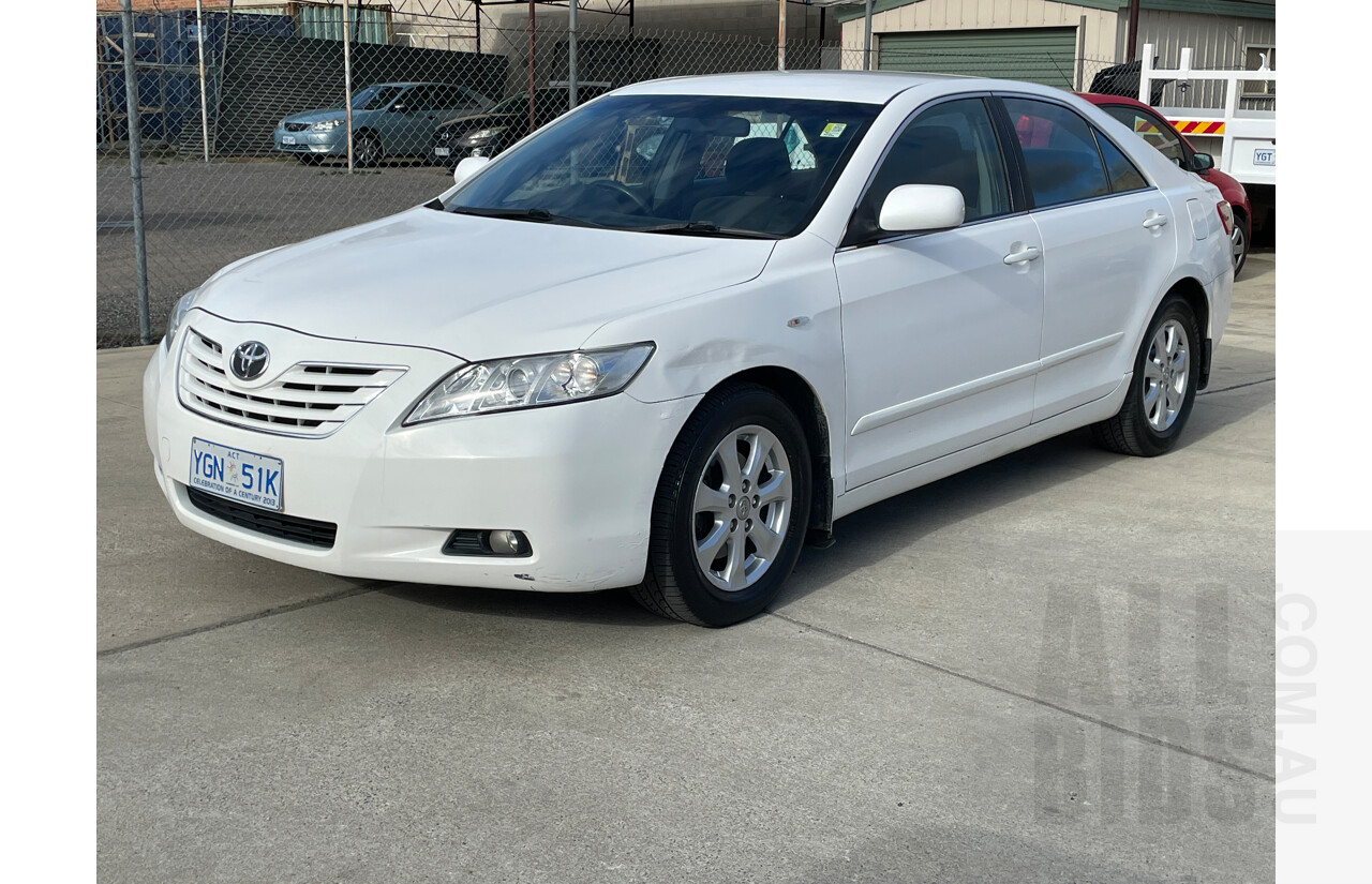 2/2007 Toyota Camry Ateva ACV40R 07 UPGRADE 4d Sedan White 2.4L