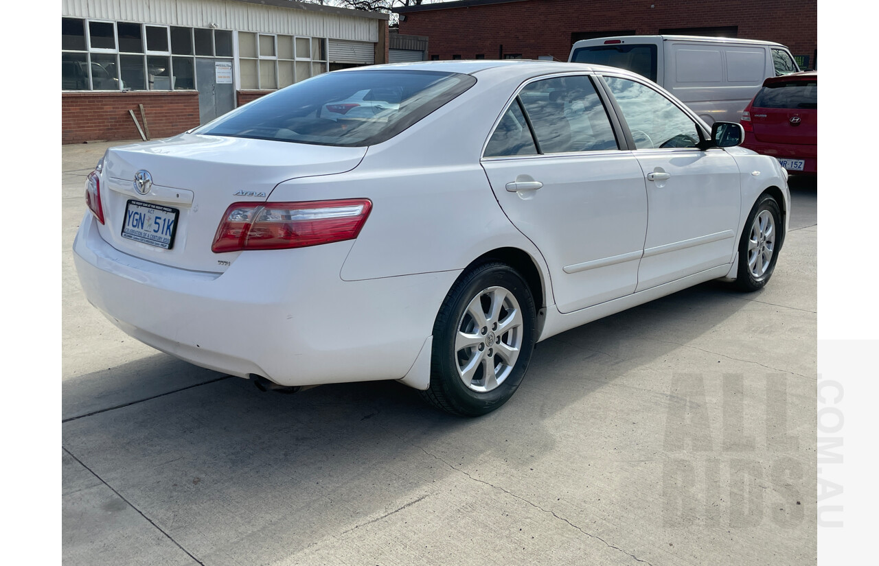 2/2007 Toyota Camry Ateva ACV40R 07 UPGRADE 4d Sedan White 2.4L