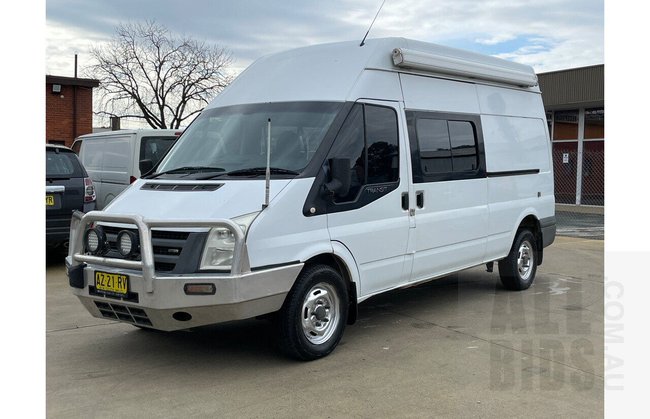 4/2008 Ford Transit HIGH (lwb) VM MY08 Van White 2.4L