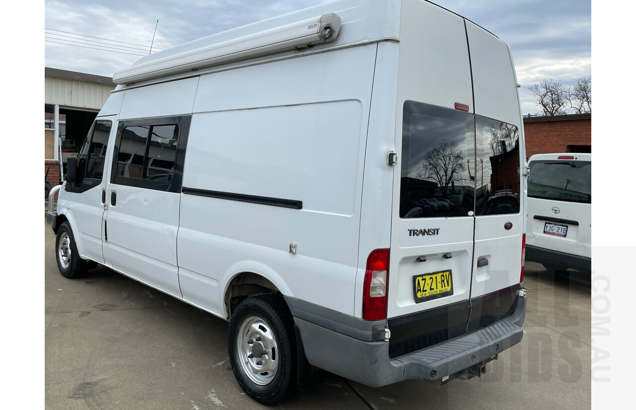 4/2008 Ford Transit HIGH (lwb) VM MY08 Van White 2.4L