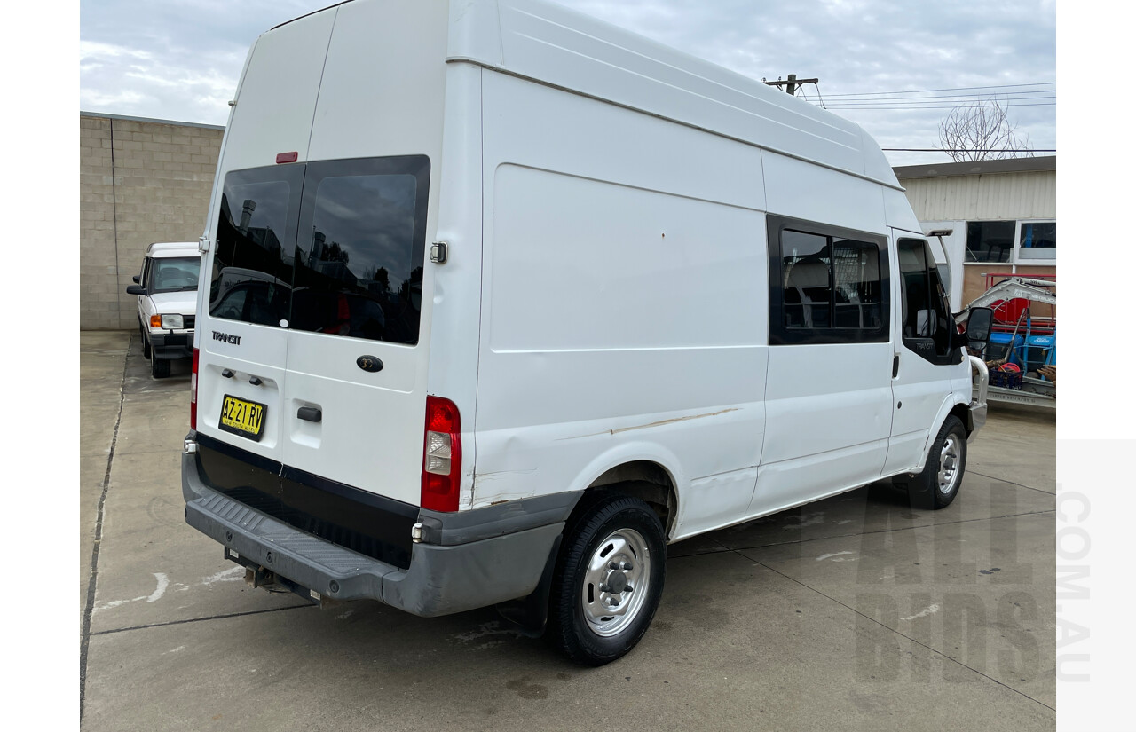 4/2008 Ford Transit HIGH (lwb) VM MY08 Van White 2.4L