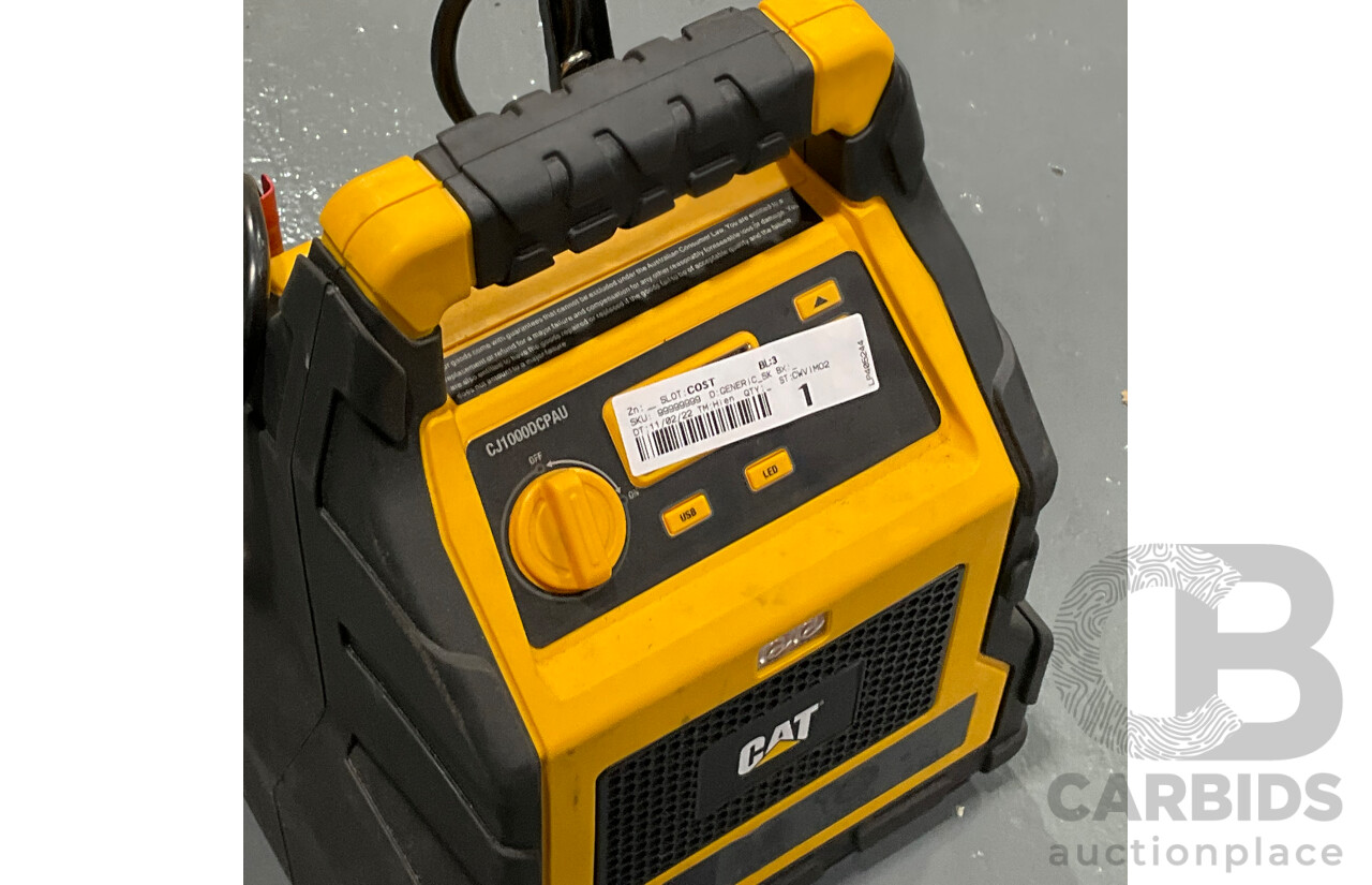 Cat (CJ1000DCPAU) Jumpstarter & Air Compressor - ORP $144.99