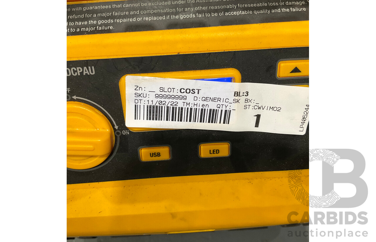 Cat (CJ1000DCPAU) Jumpstarter & Air Compressor - ORP $144.99