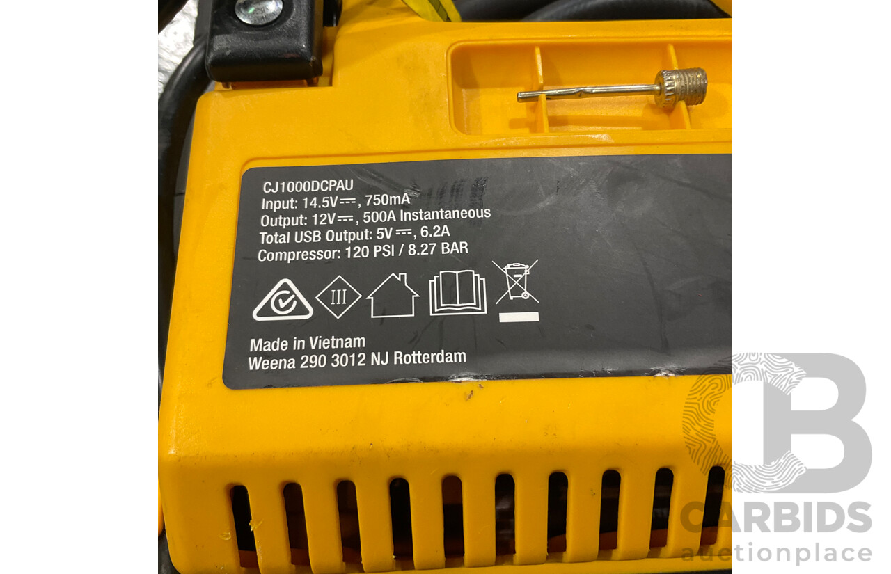 Cat (CJ1000DCPAU) Jumpstarter & Air Compressor - ORP $144.99