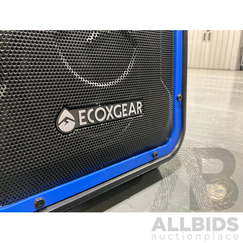 Ecoxgear (Ecoxplorer) Rugged Waterproof Floating Portable Bluetooth AM/FM Wireless 50 Watt Speaker W/ Carry Strap - ORP $329.99