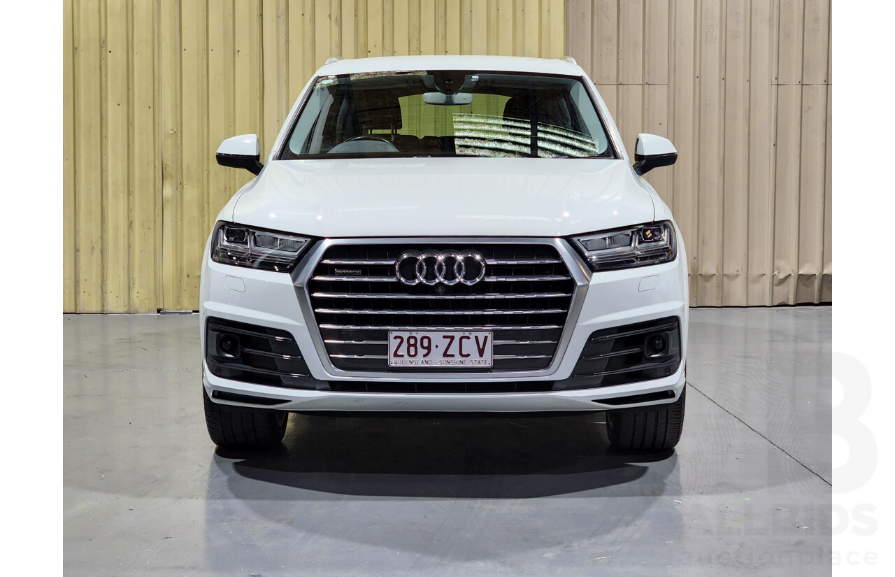 11/2015 Audi Q7 3.0 S-Line Package TDI Quattro 4M 4d Wagon White 3.0L Turbo Diesel - 7 Seater