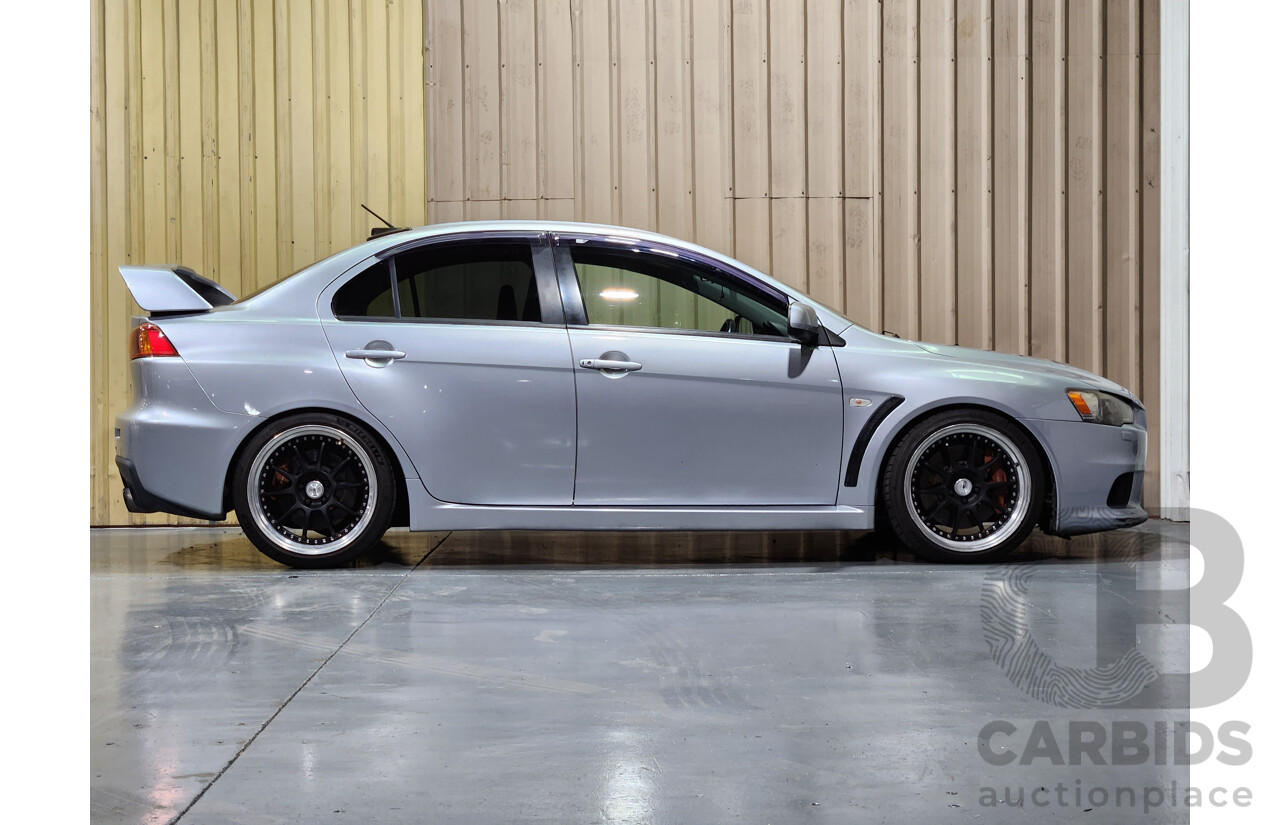 4/2009 Mitsubishi Lancer Evolution X CJ 4d Sedan Silver 2.0L Turbo - Modified