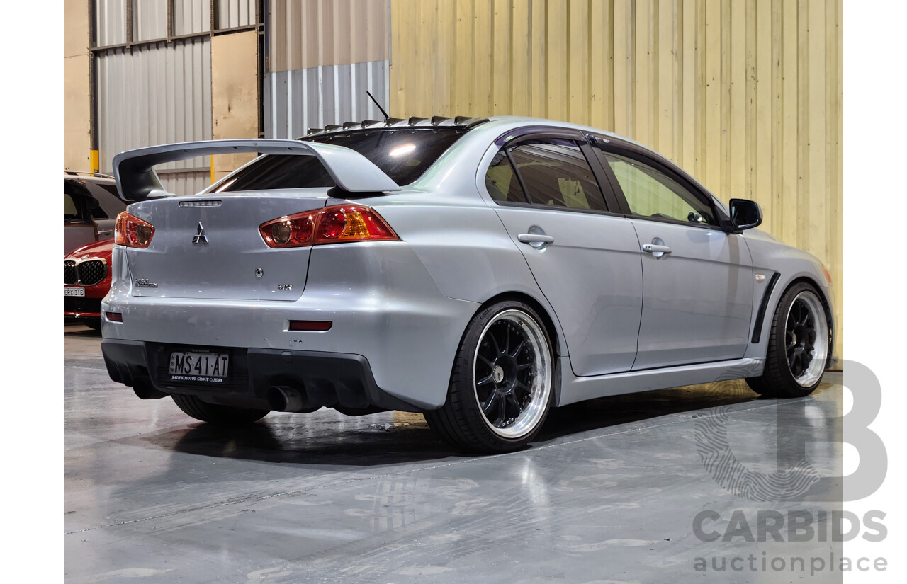 4/2009 Mitsubishi Lancer Evolution X CJ 4d Sedan Silver 2.0L Turbo - Modified