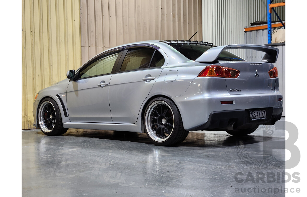 4/2009 Mitsubishi Lancer Evolution X CJ 4d Sedan Silver 2.0L Turbo - Modified