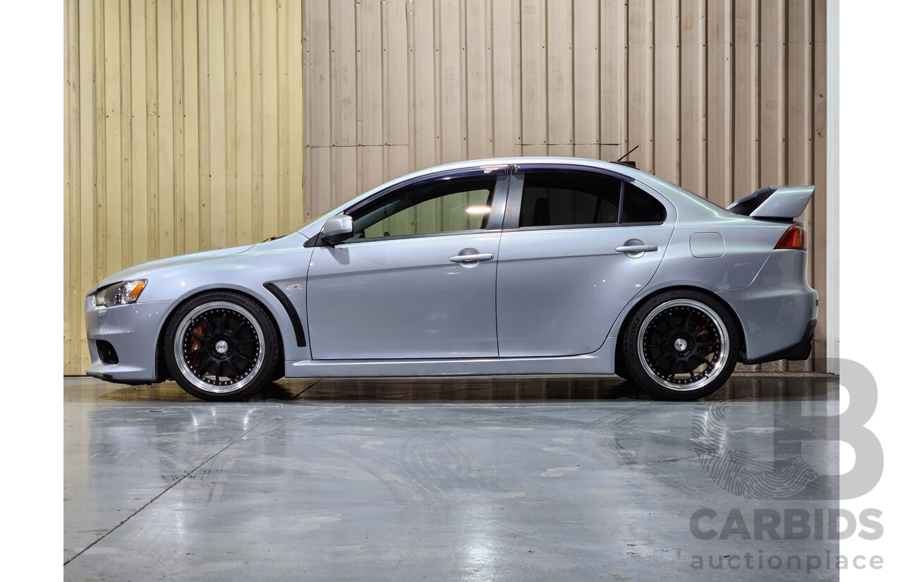 4/2009 Mitsubishi Lancer Evolution X CJ 4d Sedan Silver 2.0L Turbo - Modified