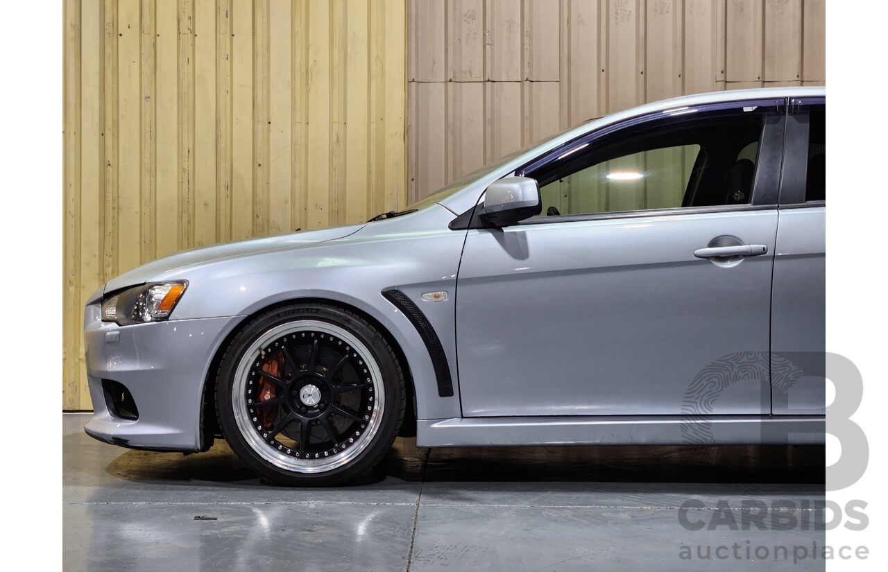 4/2009 Mitsubishi Lancer Evolution X CJ 4d Sedan Silver 2.0L Turbo - Modified