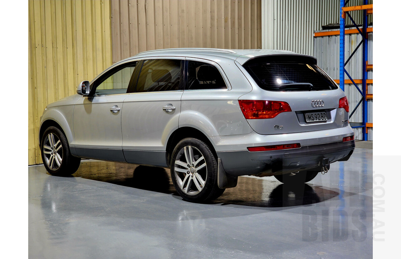 1/2008 Audi Q7 3.0 TDI Quattro MY08 UPGRADE 4d Wagon Silver 3.0L- Turbo Diesel