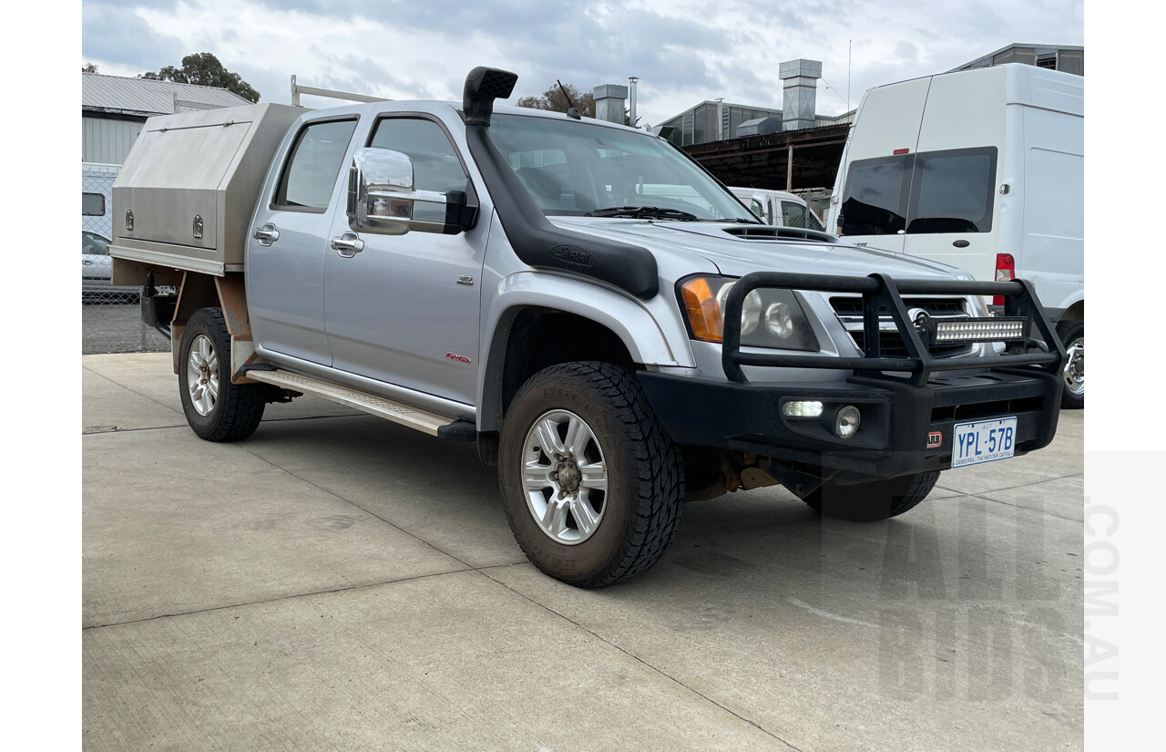 6/2008 Holden Colorado LT-R (4x4) RC Crew Cab P/Up Silver 3.0L