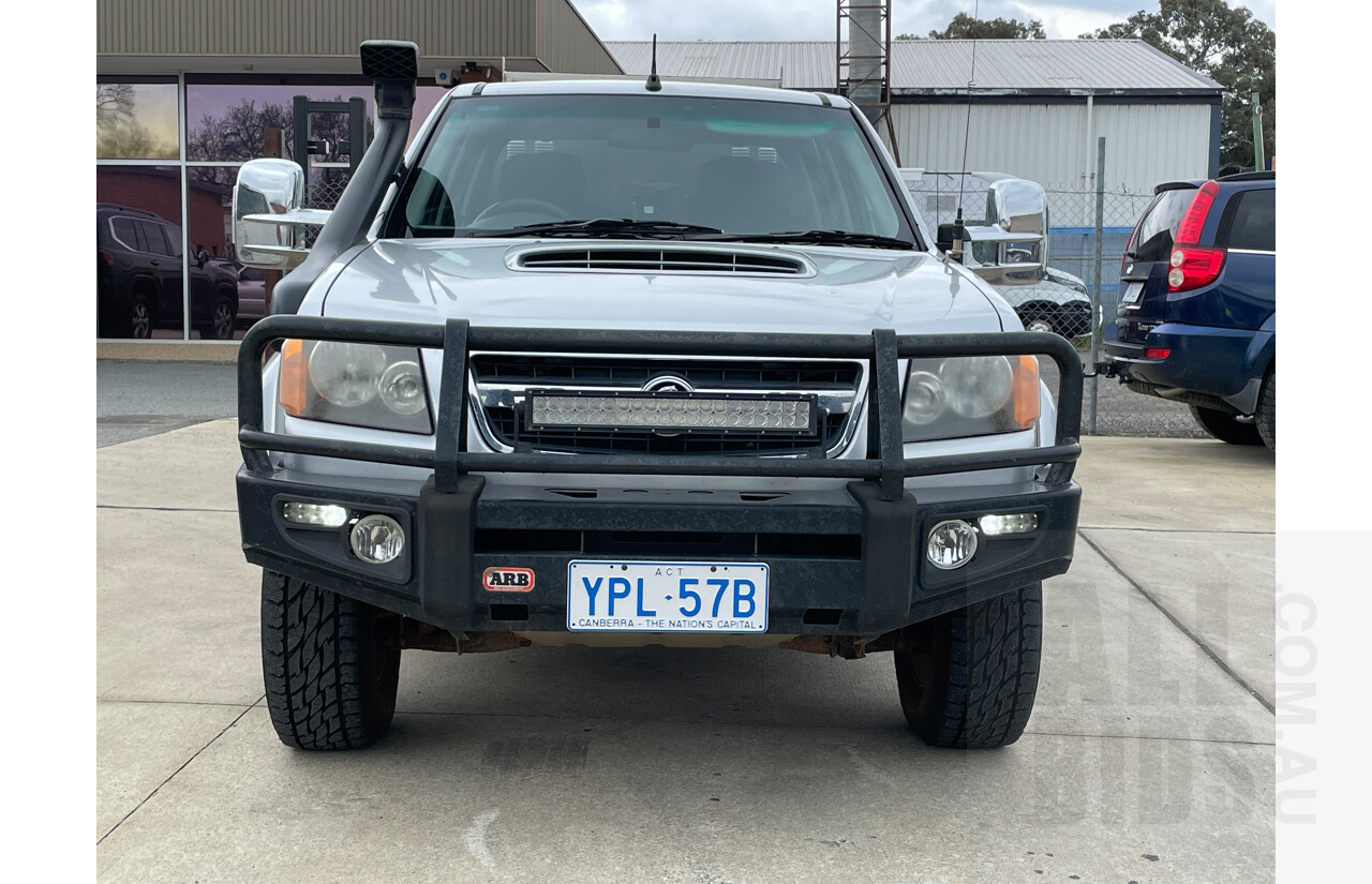 6/2008 Holden Colorado LT-R (4x4) RC Crew Cab P/Up Silver 3.0L