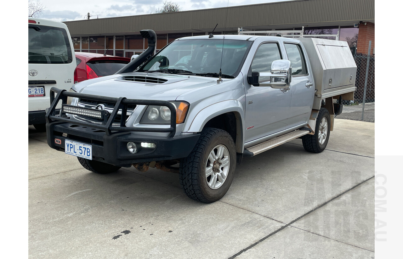 6/2008 Holden Colorado LT-R (4x4) RC Crew Cab P/Up Silver 3.0L