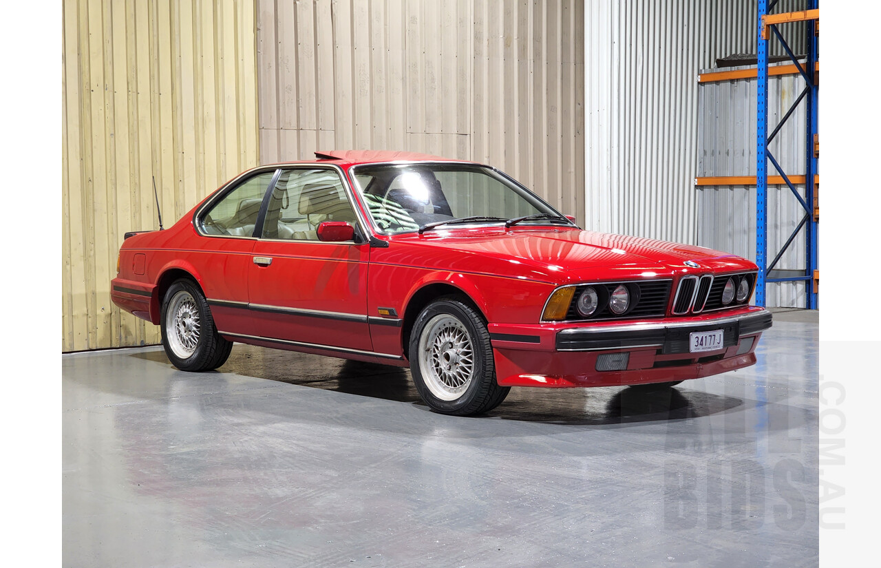 1/1989 BMW 635 CSi E24 2d Coupe Red 3.4L