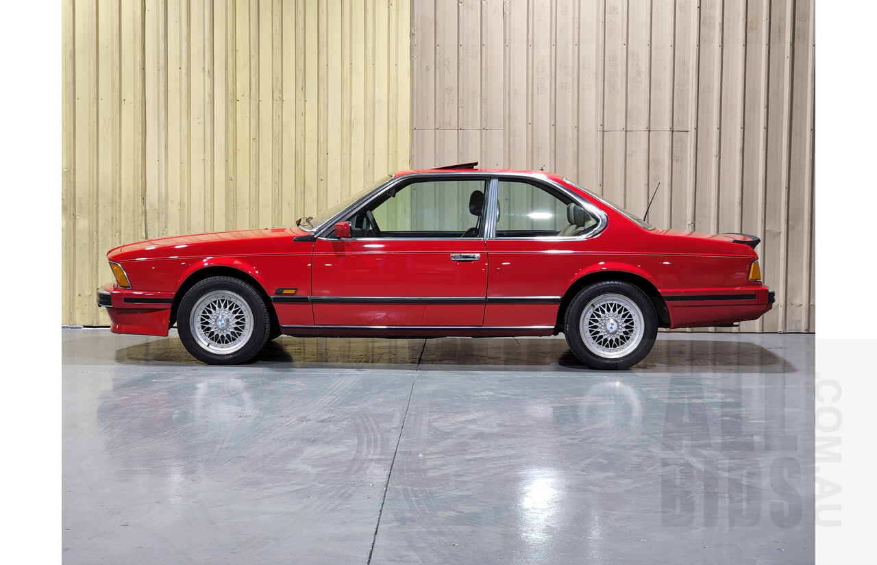 1/1989 BMW 635 CSi E24 2d Coupe Red 3.4L