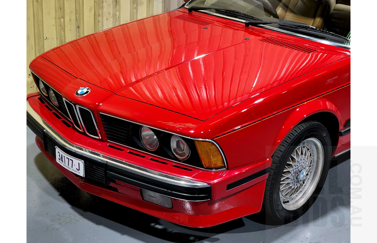 1/1989 BMW 635 CSi E24 2d Coupe Red 3.4L