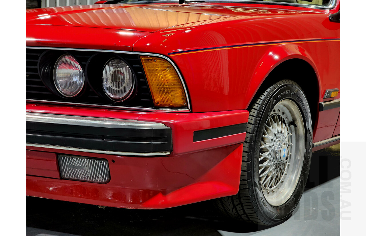 1/1989 BMW 635 CSi E24 2d Coupe Red 3.4L