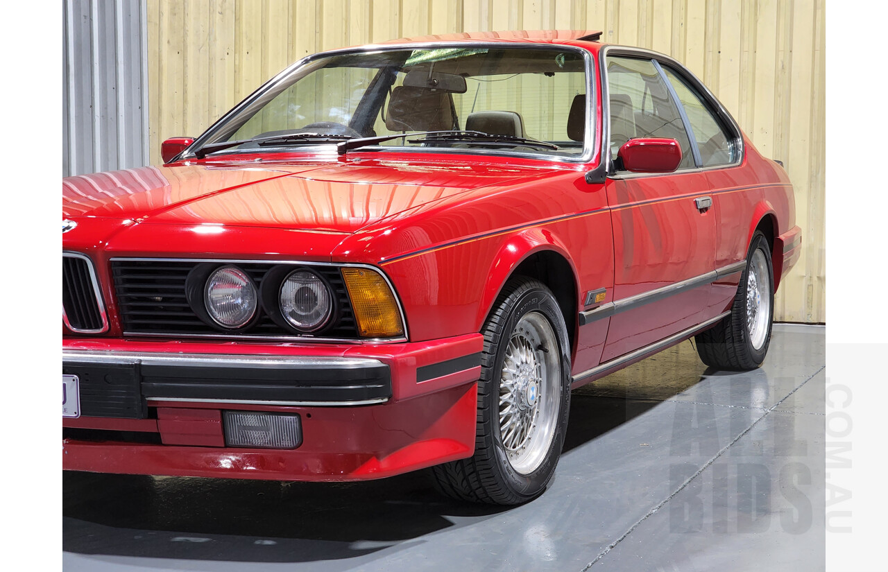 1/1989 BMW 635 CSi E24 2d Coupe Red 3.4L