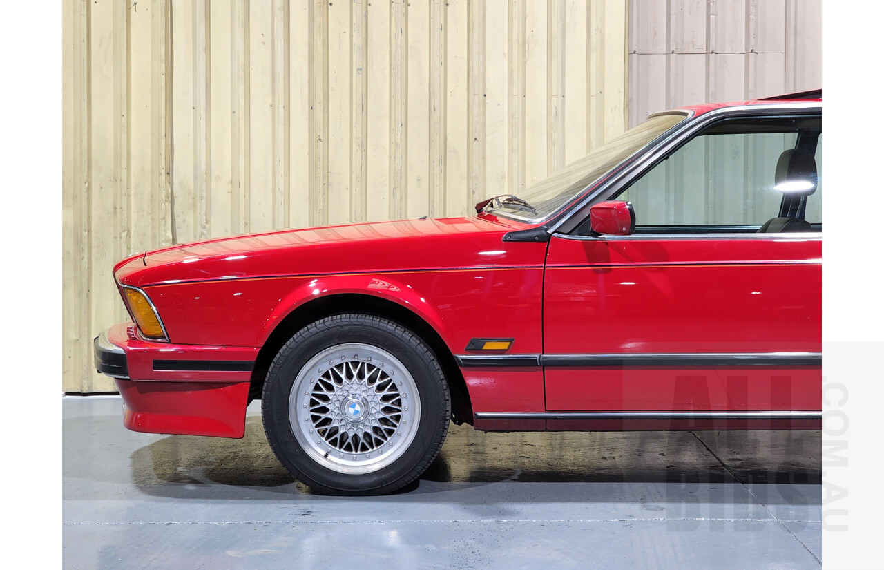 1/1989 BMW 635 CSi E24 2d Coupe Red 3.4L