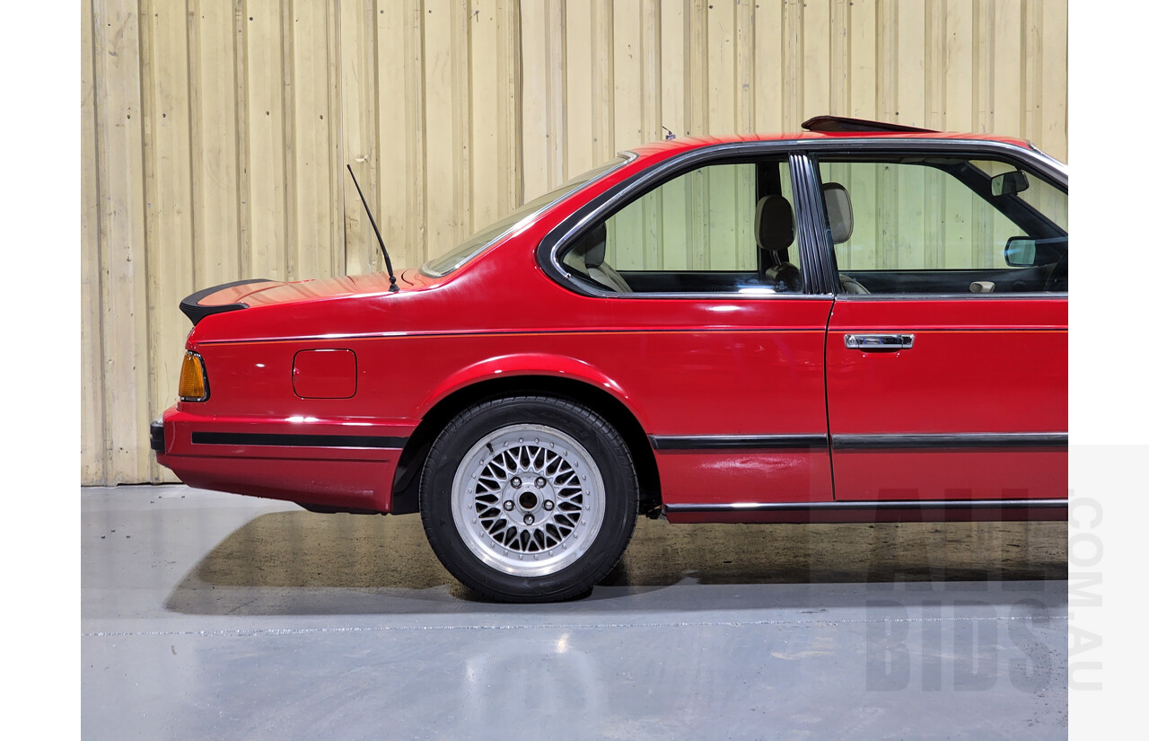 1/1989 BMW 635 CSi E24 2d Coupe Red 3.4L