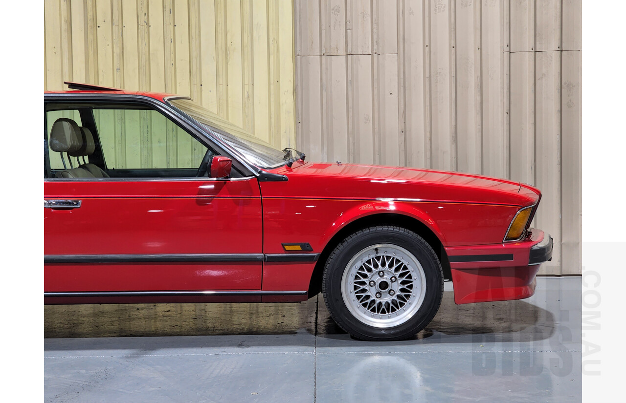 1/1989 BMW 635 CSi E24 2d Coupe Red 3.4L