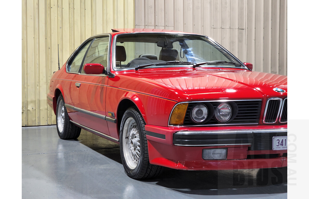 1/1989 BMW 635 CSi E24 2d Coupe Red 3.4L