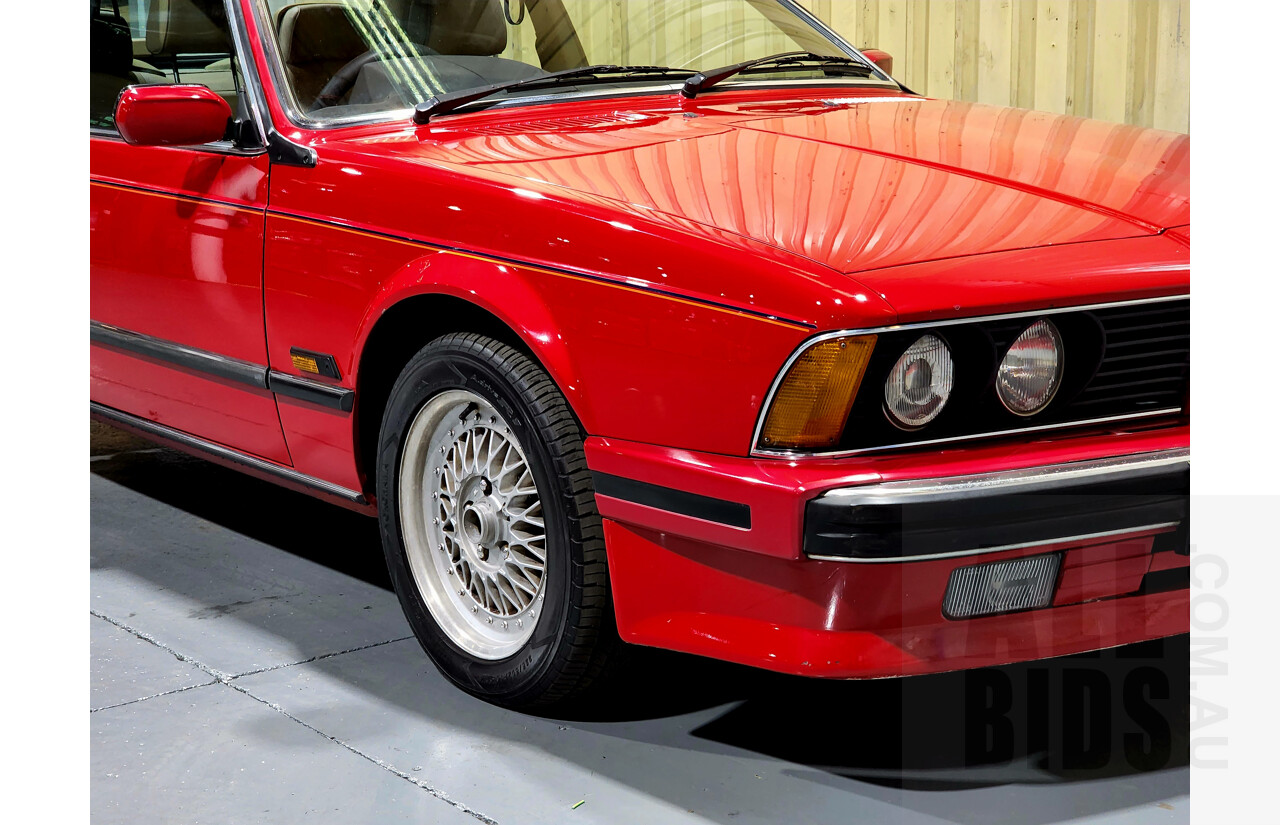 1/1989 BMW 635 CSi E24 2d Coupe Red 3.4L